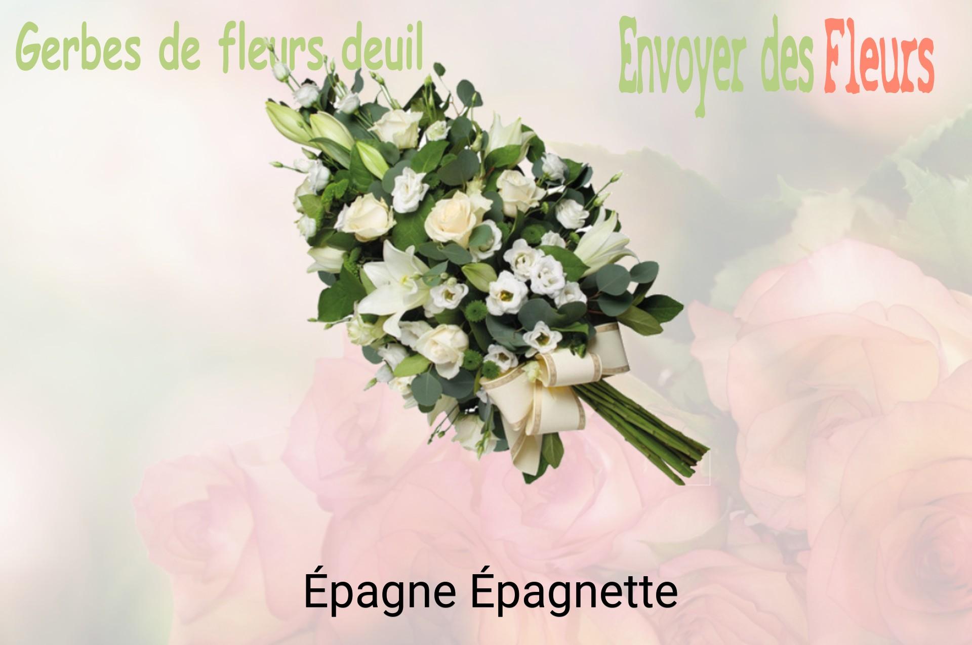 Gerbe de fleurs de deuil livrée à Épagne-Épagnette